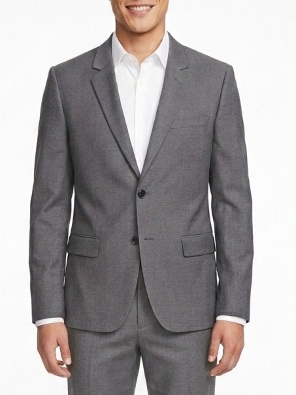 NWT IRO Beni Suit Jacket Blazer Dark Grey Gray Wool Sz FR 50 US 40